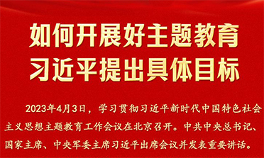若何发展主题教育习近平提出具体指标